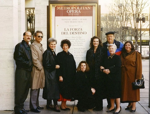 My Familiy Cheering Me On At The Met